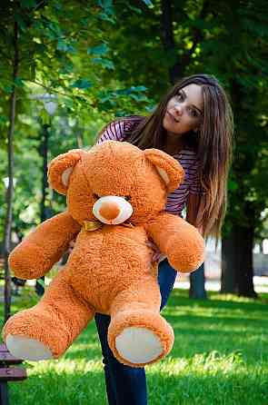 Мягкая игрушка Подарок плюшевый мишка, Плюшевый медведь Томми 100 см Карамельный Тернополь