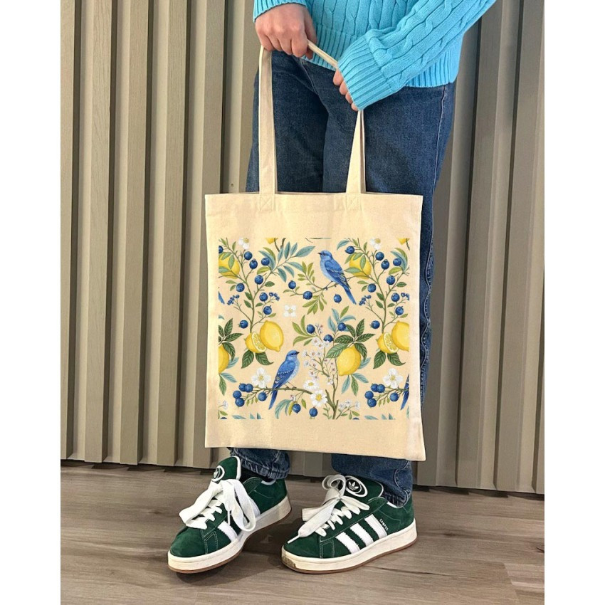 Екошопер BookOpt BK4102 Пташиний сад бежевий Киев - изображение 8