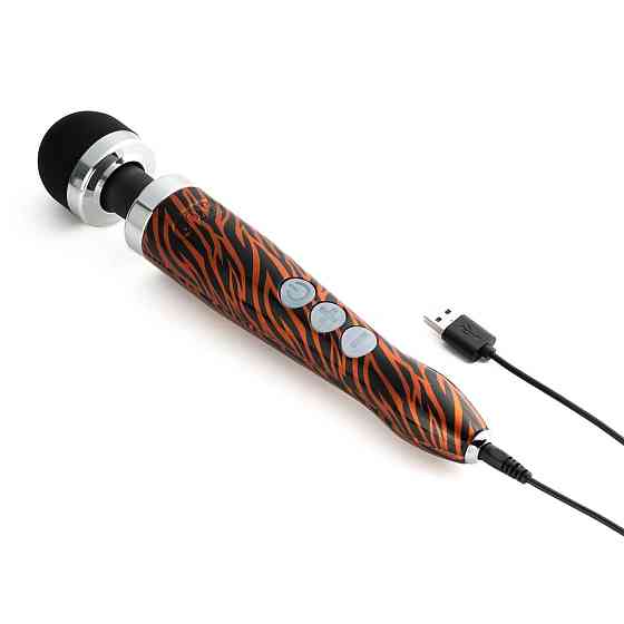 Вібромасажер DOXY Die Cast 3R - TIGER, дуже потужний, перезаряджуваний, металевий корпус Sex Aura Київ