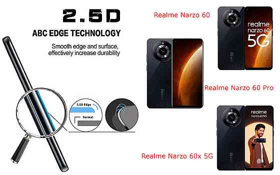 Захисне скло ArmorGlass для Realme Narzo 60, Narzo 60 Pro, Narzo 60x 5G – стійке до подряпин та ударів Київ