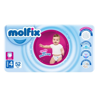 Подгузники Molfix Трусики 4 maxi 9-14 кг 52 шт (8690536842711) Винница - изображение 1