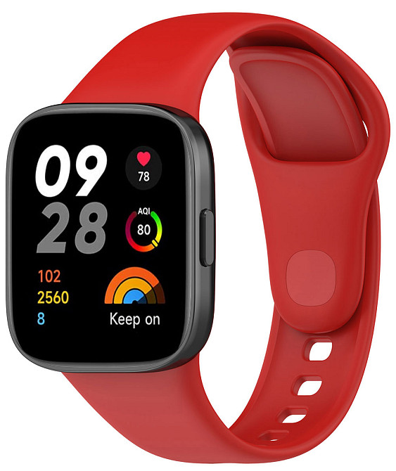Ремінець для годинника Redmi Watch 3 Active Dazzling (Червоний) Миколаїв - фото 3