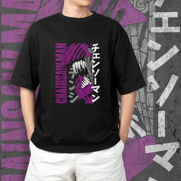 Футболка для підлітка хлопчика з принтом Человек Бензопила Денджи 6 Розмір 160 Anime10492 Дніпро - фото 3