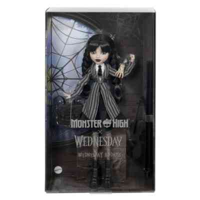 Кукла Monster High коллекционная Венздей в школьной форме (HXJ04) Винница