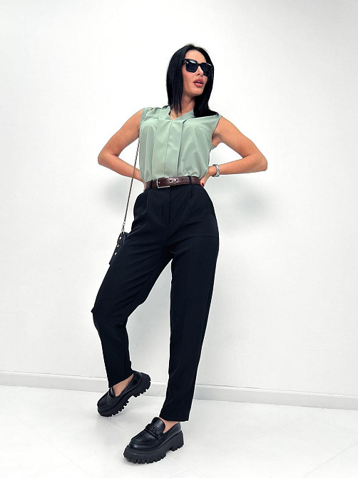 Класичні вкорочені брюки "Prime" оптом | Батал Київ - фото 10