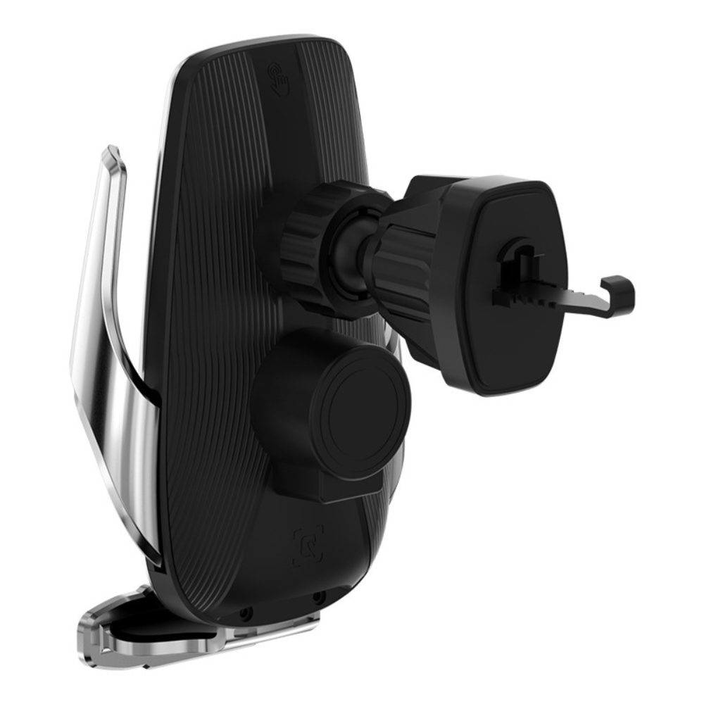 Держатель для телефона,автомобильный с беспроводной зарядкой 15W с функцией автоматического открытия,серебристый Каменец-Подольский - изображение 3