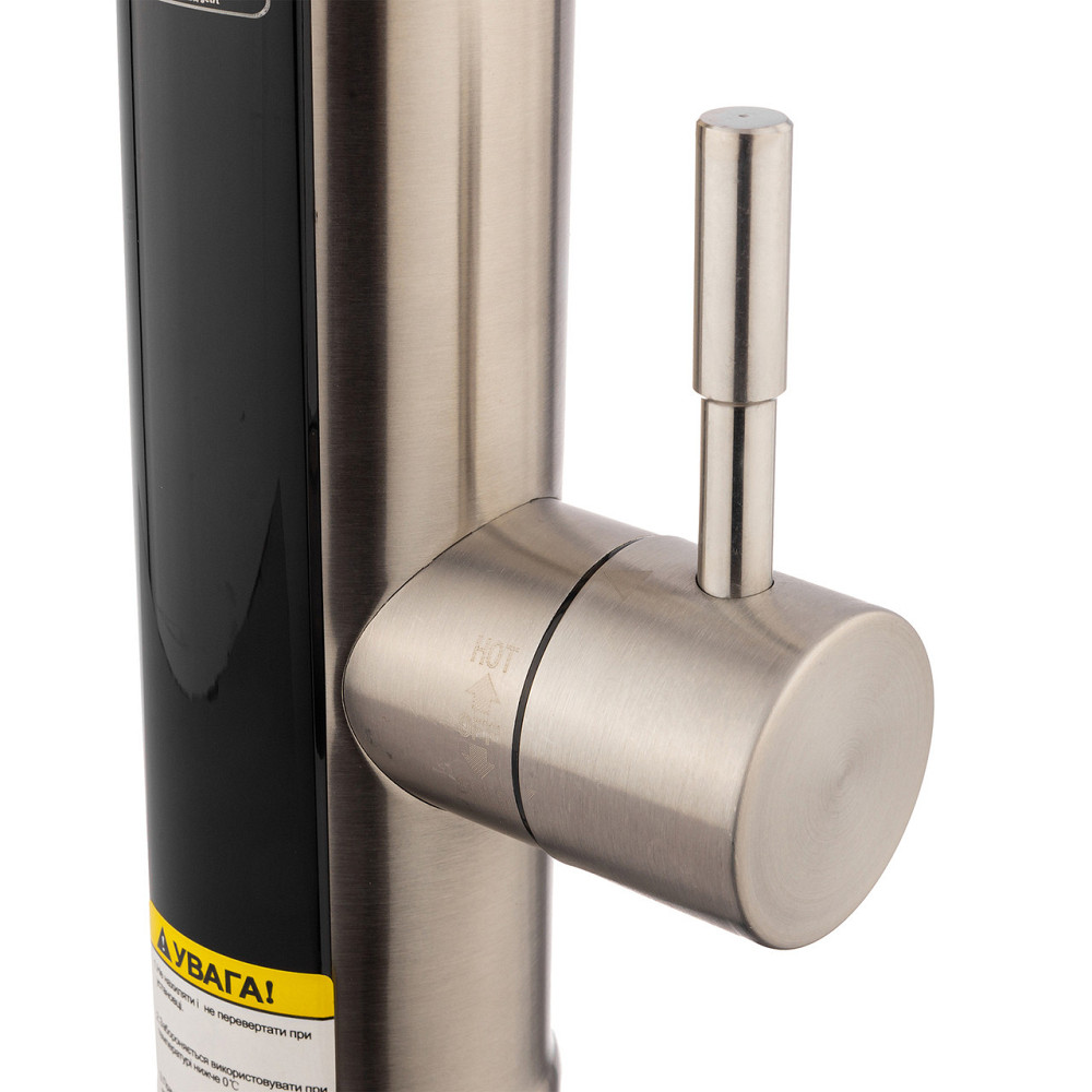 Кухонний кран з електронагрівом Kroner KRP Volt - ESG087RSS з гнучким виливом Київ - фото 3