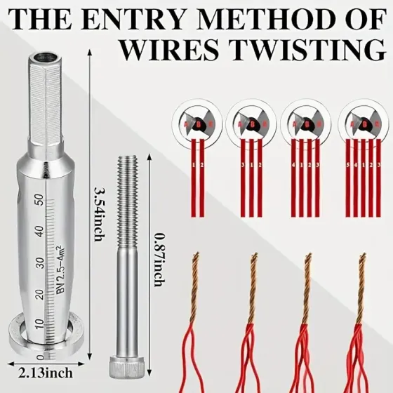 Насадка для шуруповерта для скрутки и зачистки проводов Киев