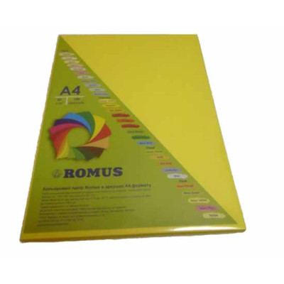 Папір Romus A4 80 г/м2 100c, yellow canary (R50799) Вінниця - фото 1
