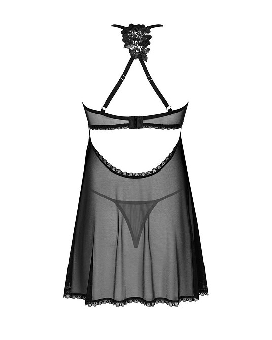 Пеньюар и трусики Obsessive Latinesa babydoll & thong XL/2XL Sex Aura Киев - изображение 4