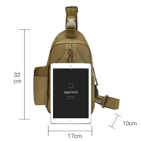 Чоловіча сумка через плече містка, Сумка для активного використання Практична чоловіча слінг EW-86 Івано-Франківськ