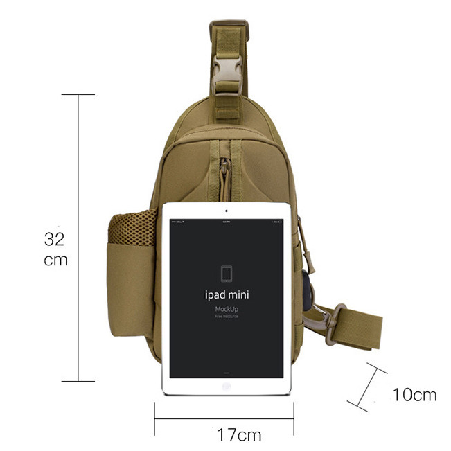 Чоловіча сумка через плече містка, Сумка для активного використання Практична чоловіча слінг EW-86 Івано-Франківськ - фото 1