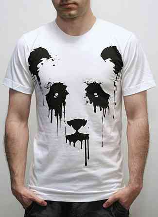 Футболка чоловіча с принтом  42 Біла 2664088930 Дніпро