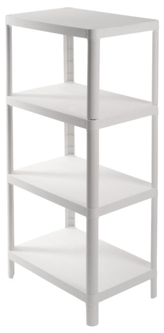 Етажерка 4-х ярусна Violet House 6030 Olympic WHITE 27х42х95 см (7040713) Київ - фото 1
