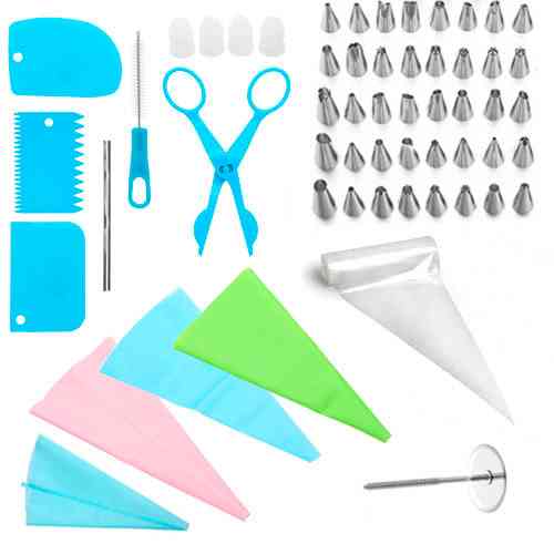 Набор для декора тортов кексов, кондитерские инструменты, 70шт, в кейсе Винница