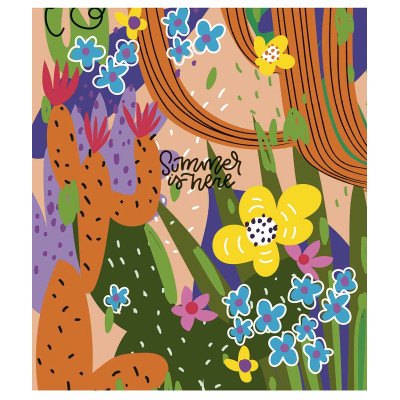 Зошит Школярик Summer is Here 80 аркушів лінія (080-3225L) Вінниця - фото 3