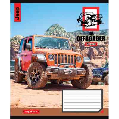 Тетрадь 1 вересня А5 The offroader 48 листов, линия (766453) Винница