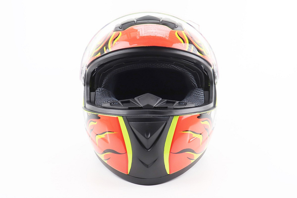 Шолом інтеграл, закритий+окуляри BLD-М61 М (57-58см), ЖОВТО-ПОМАРАНЧЕВИЙ "Buffalo" Київ - фото 6