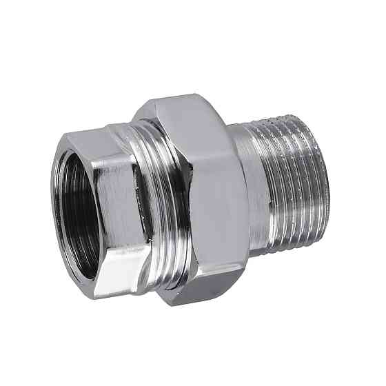 Згін-американка прямий SOLOMON 1/2″ CHROM 1620 Тернопіль