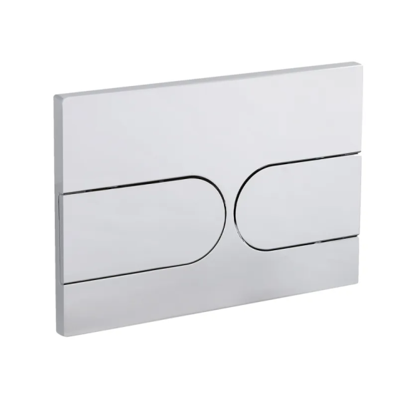 Панель змиву Koer KT-0604-01 240x160x10mm пластикова, кнопка закруглена   ( KR5323 ) 35174 Харьков