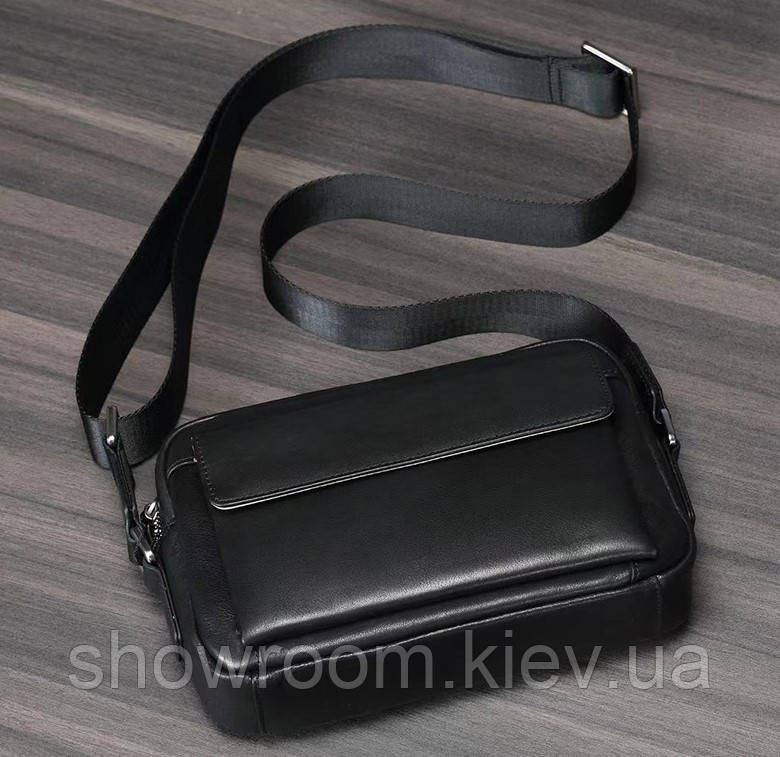 Чоловічий шкіряний месенджер Leather Collection (2030) Київ - фото 4