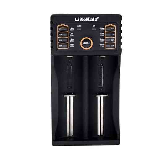 Зарядний пристрій Liitokala Lii-202 на 2 слоти (для Ni-MH, Ni-CD, Li-Ion, LiFePO4) Київ