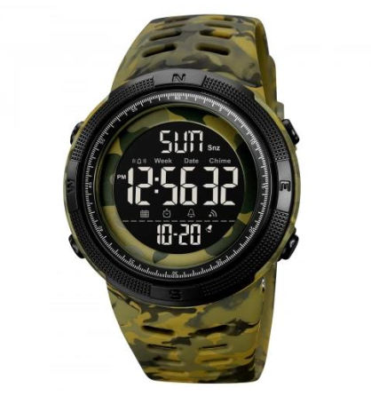 Годинник наручний SKMEI 2070CMGNBK, ARMY GREEN CAMO-BLACK, 9785 Дніпро