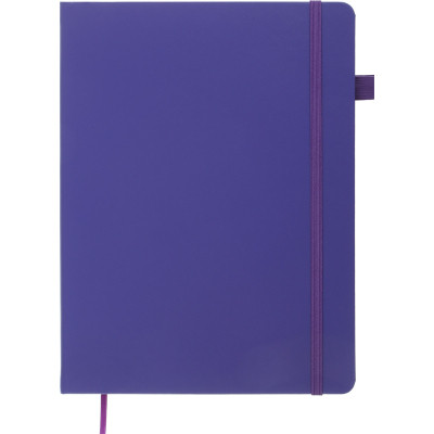 Книга записна Buromax Etalon 190x250 мм 96 аркушів в клітинку обкладинка зі штучної шкіри Фіолетова (BM.292160-07) Вінниця - фото 2