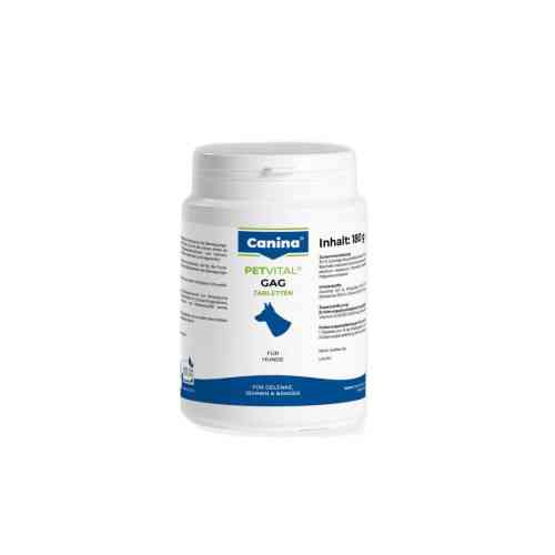 Мінеральний комплекс Canina Petvital GAG для собак для суглобів і тканин глюкозамін з екстрактом мідій 180 г 180 табл. Київ
