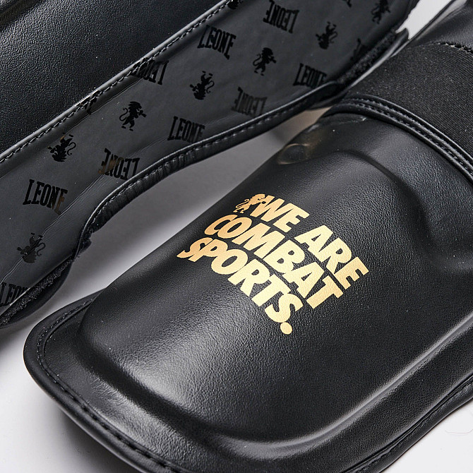 Захист гомілки Leone DNA Rex Leather Black S Кам'янське - фото 8