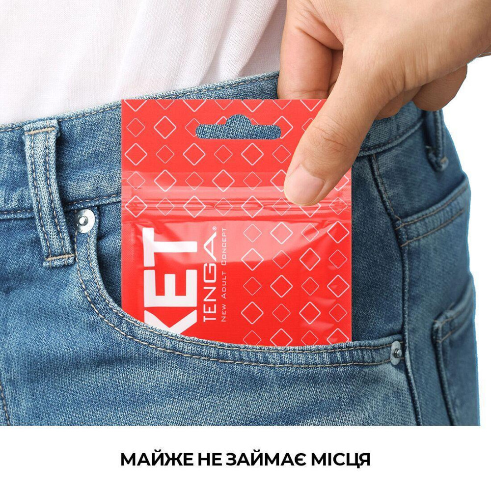 Мастурбатор TENGA Pocket Block Edge Sex Aura Київ - фото 4