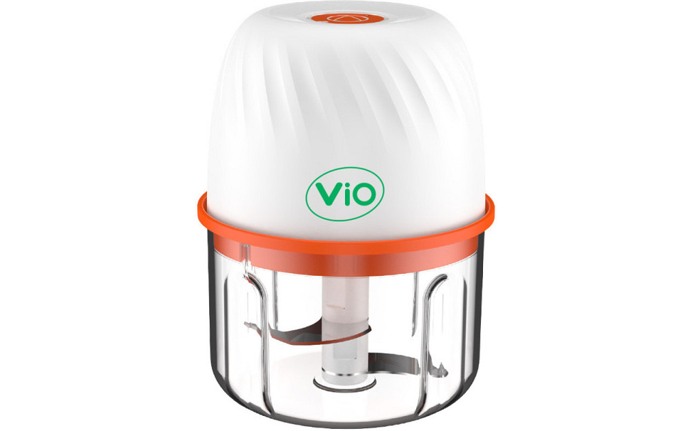 Акумуляторний USB-подрібнювач продуктів, білий ViO K021, 250 мл, 30 W Київ - фото 1