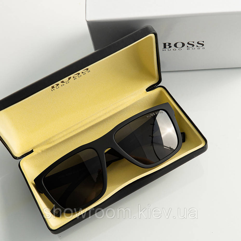 Чоловічі сонцезахисні окуляри Boss (0189) polaroid Київ - фото 5