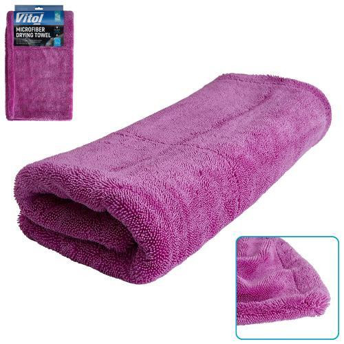 Микрофибровое полотенце для сушки VRJ-8050-PRPL 80x50 см Харьков - изображение 1