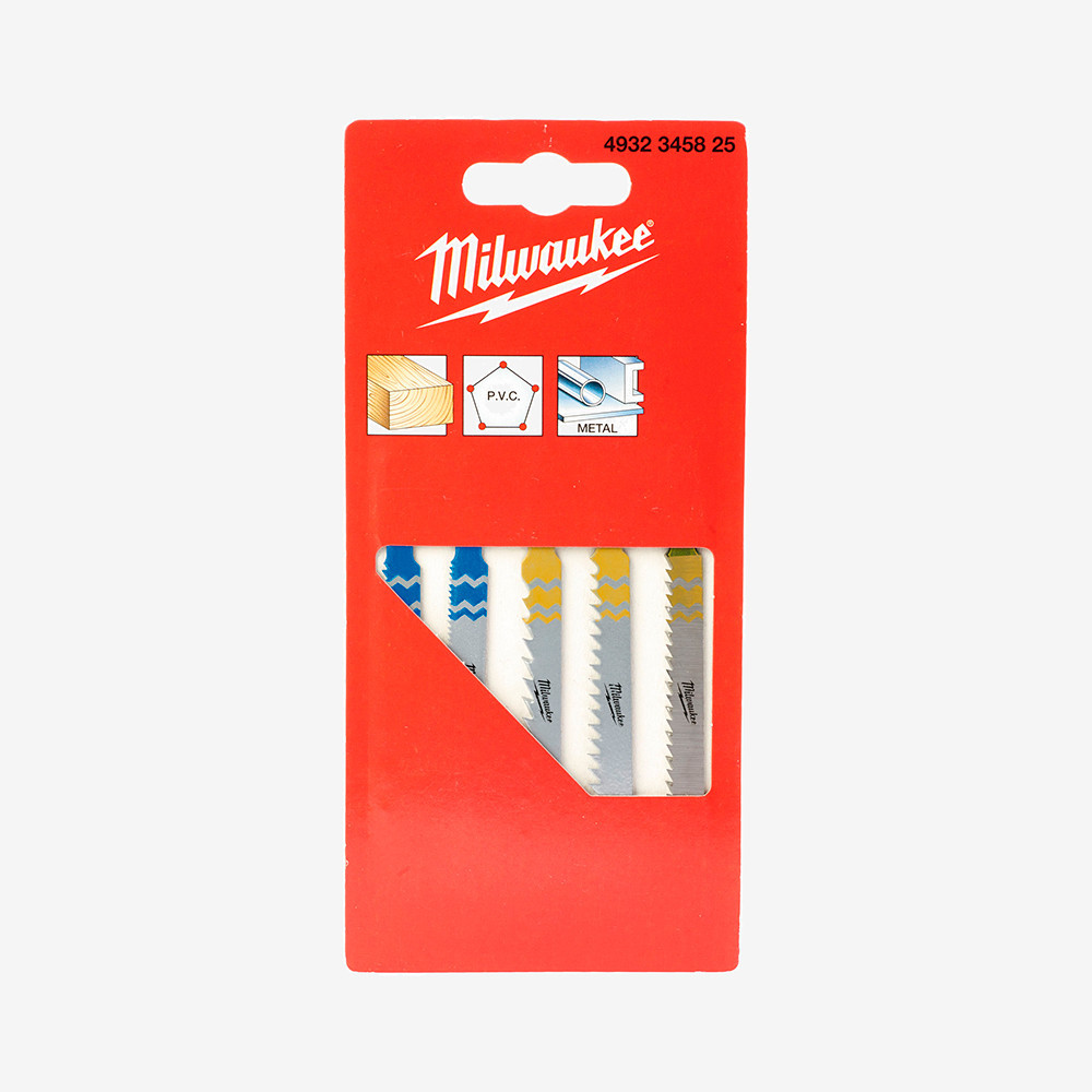 Набір полотен для лобзика MILWAUKEE, (5шт) Одеса - фото 1