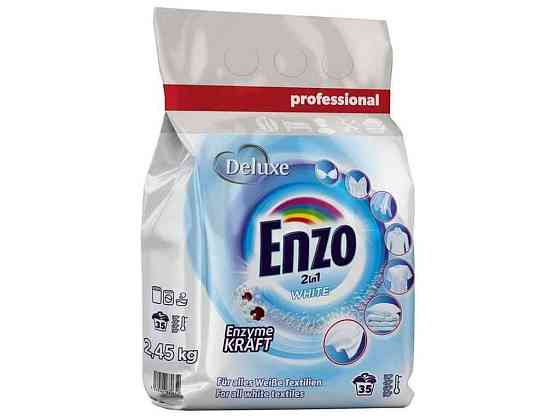 Пральний порошок 2,45кг Enzo 2in1 White ТМ DELUXE Київ