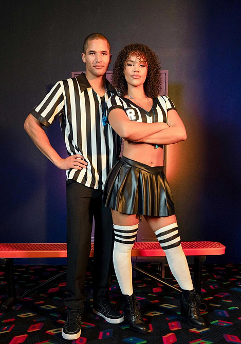 Костюм рефери Leg Avenue Time Out Referee M, кроп-топ, юбка, свисток Sex Aura Киев - изображение 4