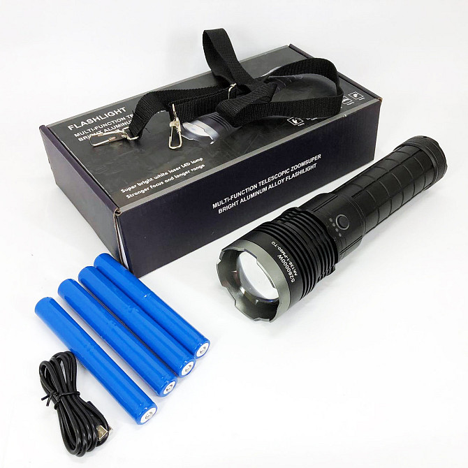 Фонарь для тактического использования AK138-1 PM60-TG 8х18650, Аккумуляторные VS-449 ручные фонари Киев - изображение 3