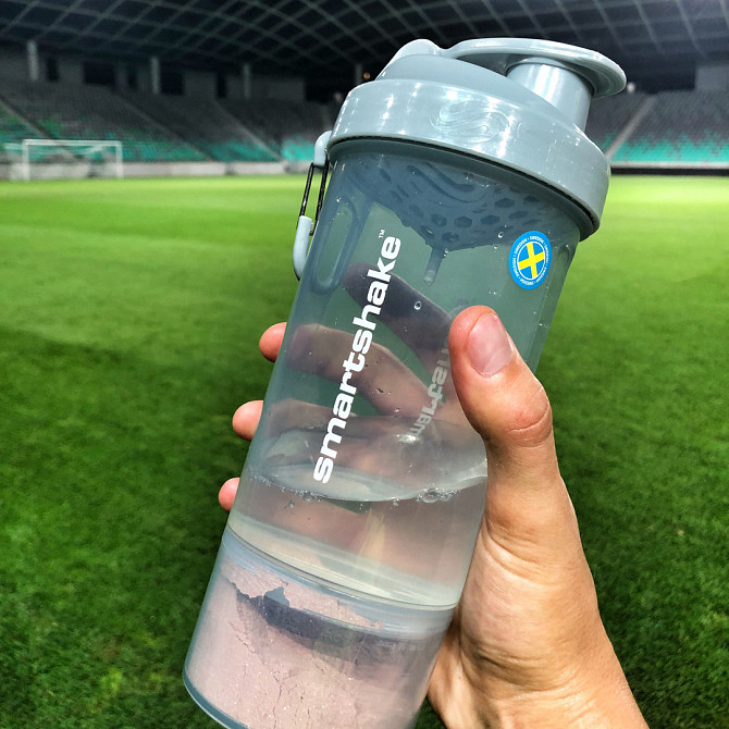 Шейкер спортивний SmartShake Original2GO One 800ml Mist Gray Кам'янське - фото 10