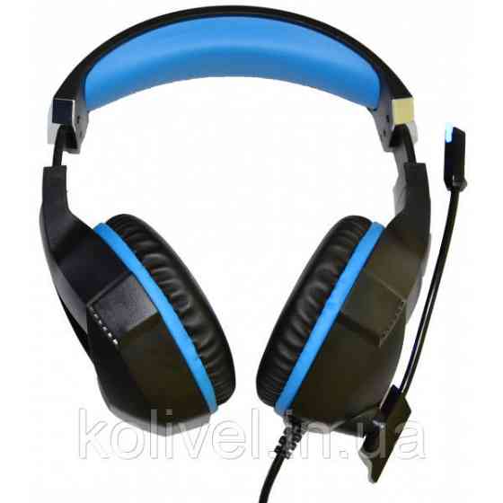 Навушники з мікрофоном Microlab G7 black+blue (G7_b+b) Київ