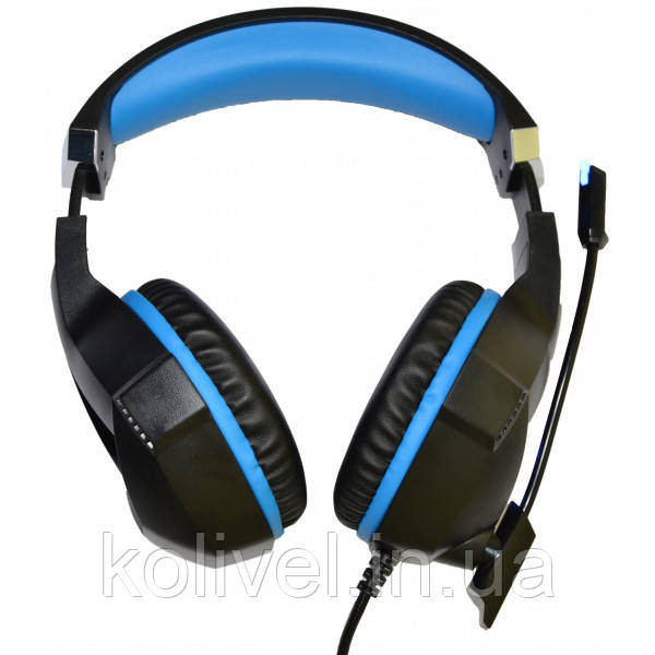 Навушники з мікрофоном Microlab G7 black+blue (G7_b+b) Київ - фото 2