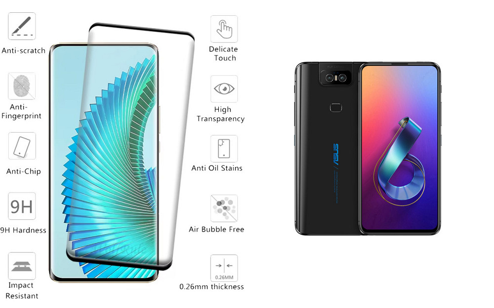 Захисне скло HyperGlass Pro для ASUS ZenFone 6 ZS630KL – максимальна чутливість та захист Київ - фото 2