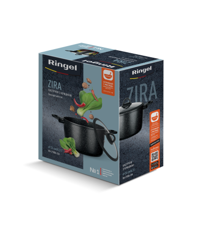 Каструля RINGEL Zira (6.3 л) 24 см (6865317) Київ