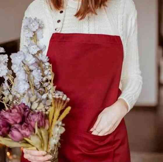 Фартук саржа для термопереноса (Бордо) Винница