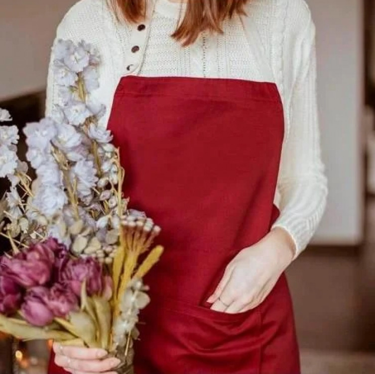 Фартук саржа для термопереноса (Бордо) Винница - изображение 1