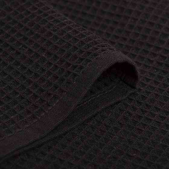 Вафельний рушник Ideal Textile 70х140 см 240 г/м2 (56860827) Чорний Чернівці