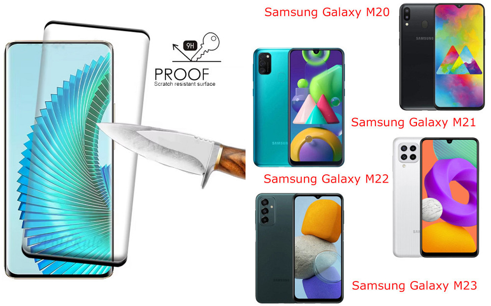 Захисне скло HyperGlass Pro для Samsung Galaxy M20, M21, M22, M23 – максимальна чутливість та захист Київ - фото 1