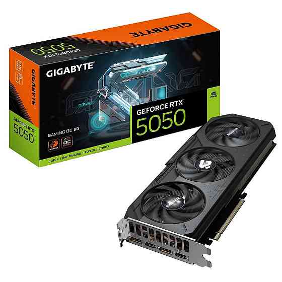 Відеокарта GF RTX 5050 8 GB GDDR6 Gaming OC Gigabyte (GV-N5050GAMING OC-8GD) ( Black ) Харьков