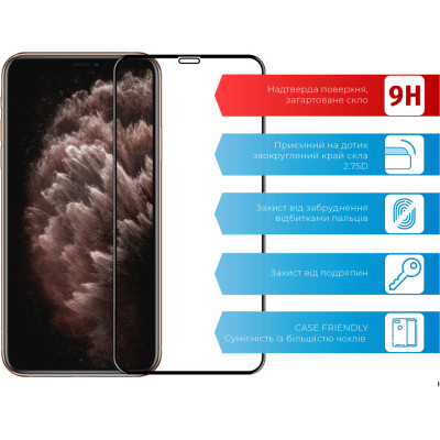 Скло захисне ACCLAB Full Glue Apple iPhone XS Max/11 Pro Max (1283126508202) Вінниця - фото 2