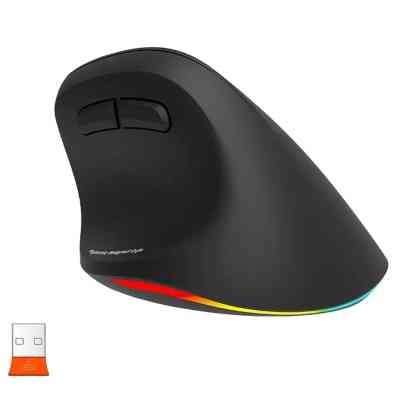 Мишка Meetion BTM010R RGB Bluetooth/Wireless Black (MT-BTM010R-A) Вінниця